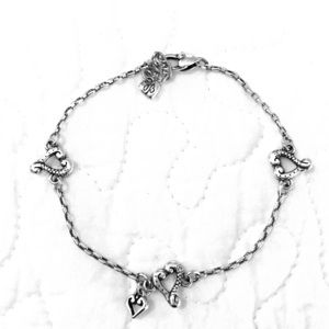 Brighton Tuscan Heart Anklet